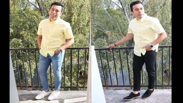 Descubre cómo combinar un polo amarillo para hombre y lucir a la moda