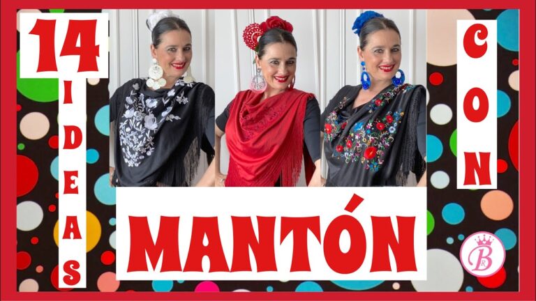 Descubre los encantadores vestidos de mantón de manila en Madrid
