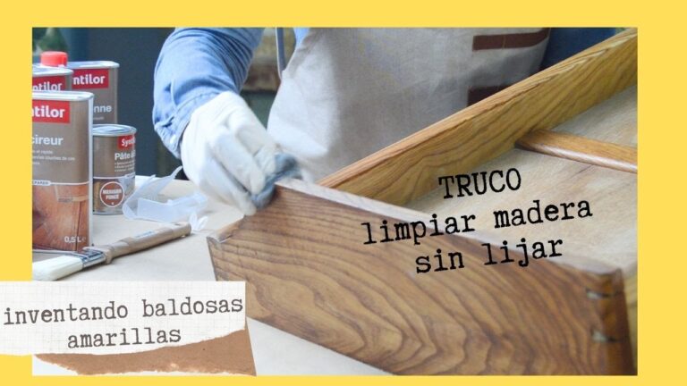 Cómo eliminar manchas en madera sin barniz de manera efectiva